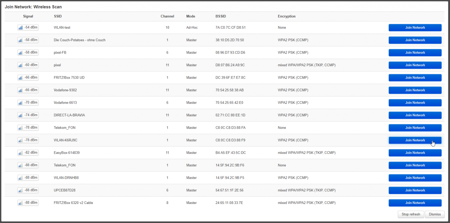 Настройка wifi openwrt через console