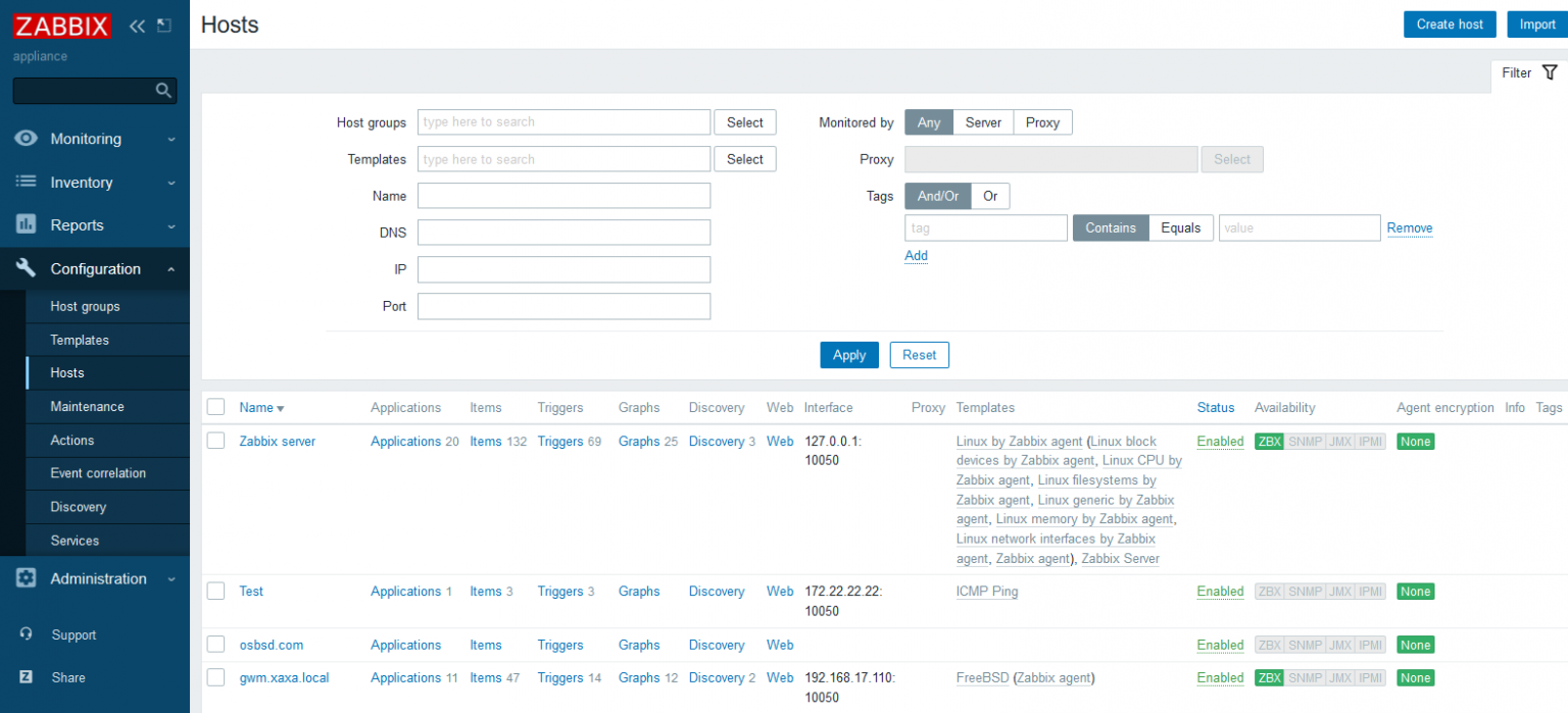 Windows by zabbix agent active отличие